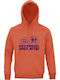 Hoodie Unisex Organic " Bluey Grannies Nice Parking Spot Rita" Sweet Orange