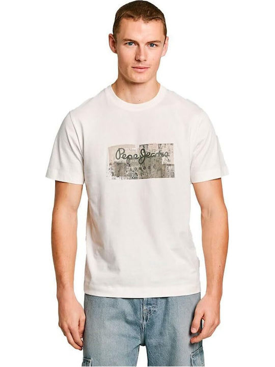 T-shirt Εκρου