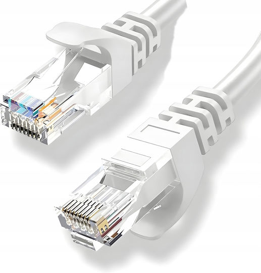 U/UTP Cat.5e (Gigabit) Cablu De Rețea Ethernet 1m Alb