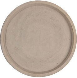 Harmony Round Plate Pot Brown 65x65cm