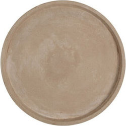 Harmony Round Plate Pot Brown 65x65cm