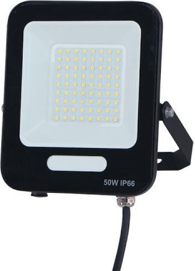 Eurolamp Wasserdicht LED Flutlicht 50W Natürliches Weiß 4000K IP66