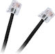 Black 4m Telephone Cable