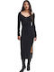 Midi Φόρεμα Black