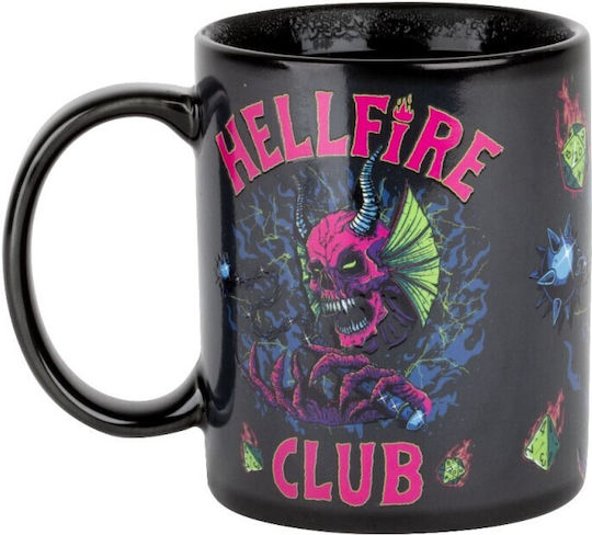 Stranger Things Thermoeffekt-Tasse Hellfire Club 320 ml
