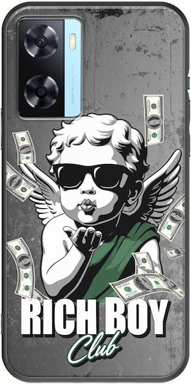 Rich Boy Club Oppo A77 5g Negru TPU Silicon Negru