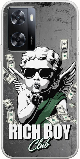 Rich Boy Club Oppo A57 4g Гъвкав TPU Прозрачен Силикон