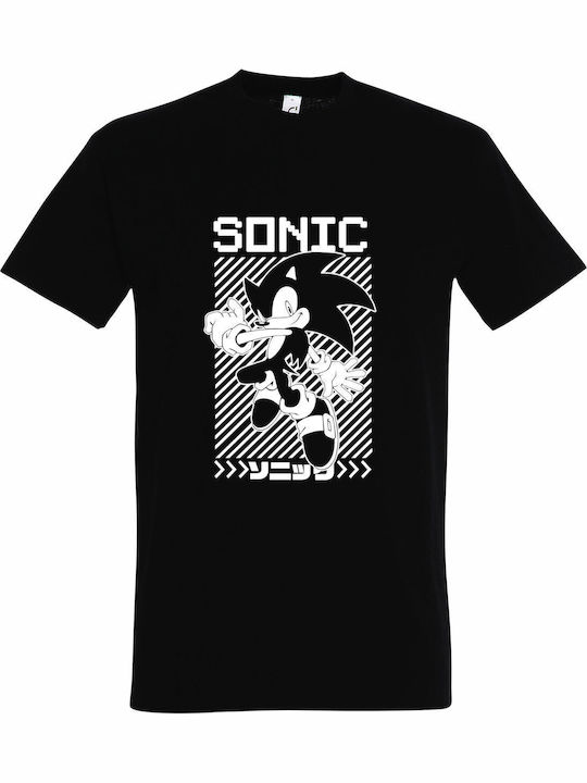 kirikoko Детска тениска Black Sonic The Hedgeho...