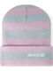 Beanie Unisex Beanie mit Rippstrick in Flieder Farbe