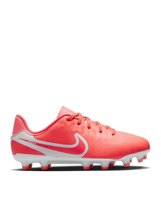 Tiempo Legend 10 Kids Molded Soccer Shoes Orange
