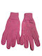 Rosa Gestrickt Handschuhe