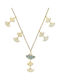 Folli Follie Mystic Petals Colier Placat cu aur