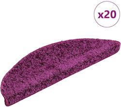 Treppenmatten 20 Stück Violett 56x17x3 cm Lila ...