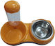 Sun-Sun Automatisch Schalen aus Propylen Futter & Wasser für Hund & Katze 2x 600ml