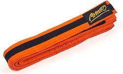 MN-A867-OR/BK-M4 Jiu-Jitsu Belt Orange