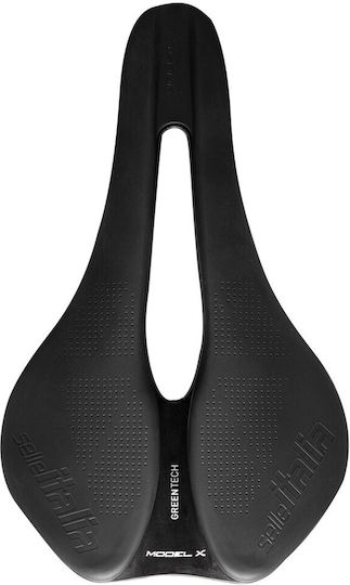 Selle Italia Model-x Fec Superflow L Σέλα Ποδηλάτου Μαύρη με Gel 245 x 145 mm