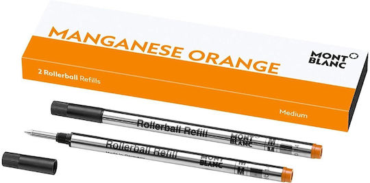 124524 Montblanc 2 Rollerball Refills M Orange