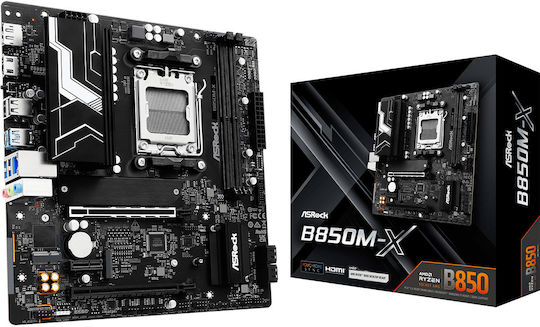ASRock B850M-X Motherboard Micro ATX με AMD AM5 Socket 90-MXBR10-A0UAYZ