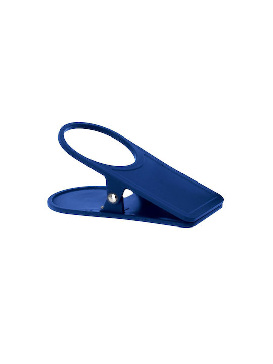 Gimex Round Coaster Wooden Blue 4pcs