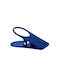Gimex Round Coaster Wooden Blue 4pcs
