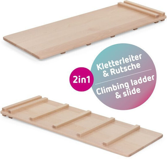 Babybay Τσουλήθρα Σκάλα Αναρίχησης Littlefoot Natural