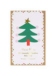 Festive Christmas Stickers 50pcs