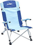 Brunner Liegestuhl-Sessel Strand Blau