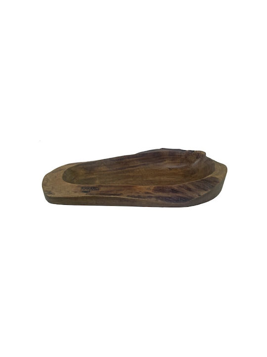 Nakaro Wood Πλατώ Σερβιρίσματος Ξύλινο 40x22εκ.