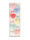 Hair Clips Felt Heart 6τμχ