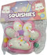 Lăbuță Antistres Pinch Squishy Bicolor Pon Pon & Strass 10x9x3 Cm Roz
