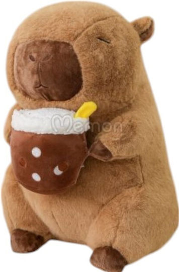 Λούτρινο Ζωάκι Καπιμπάρα Capybara Kαρύδα 45cm 1440-86255 Καφέ