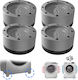 Techboss Folding Anti-Vibration Pads for Washing Machine 4pcs