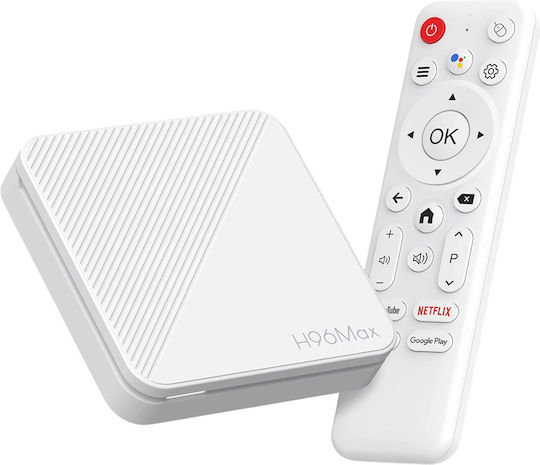 H96 Max ТВ кутия H96 MAX H313 H96MAX-H313 4K UHD с WiFi USB 2.0 2GB RAM и 16GB Памет за съхранение с Операционна система Андроид 14.0 и Google Assistant