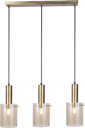 Agora Lighting Verstellbar Hängelampe Lahti Schiene mit Fassung E27 58x58x100cm.