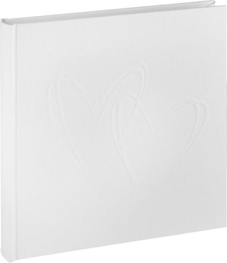 Walther My Heart Weiß 20x20 40 Weiße S.leineneinband Fa243wh