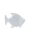 Decorative Figure White Fish S8808073