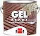 Berling Gel Ad Aqua Wood Impregnation Water Varnish 750ml Slightly Satin