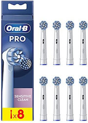 Oral-B Pro Sensitive Clean Ανταλλακτικά για 8τμχ
