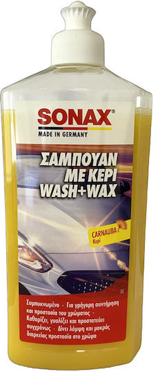 Sonax Автомобилен шампоан With Wax 500мл
