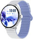 Canyon Jacky SW-69 45mm Smartwatch mit Pulsmesser (White-Blue)