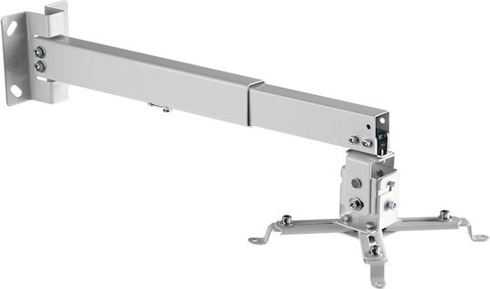 Lechpol Βάση Projector Τοίχου με Μέγιστο Φορτίο 20kg Γκρι