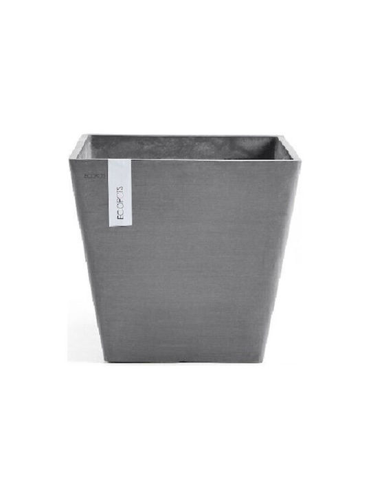 Ecopots Rotterdam Γλάστρα Πλαστική Ανθρακί 20x2...