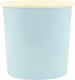 Meri Meri Summer Einwegbecher Papier Hellblau 256ml 8Stück