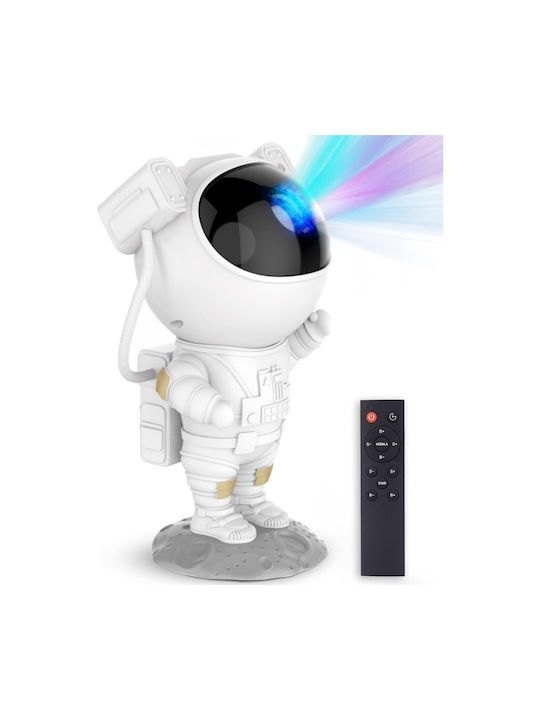 Astronaut Night Light Projector Rotating Constellations Stars Galaxy Ceiling Remote Control Timer