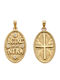 Charm Talisman Konstantin mit Steinen aus 14K Gold mit Zirkon