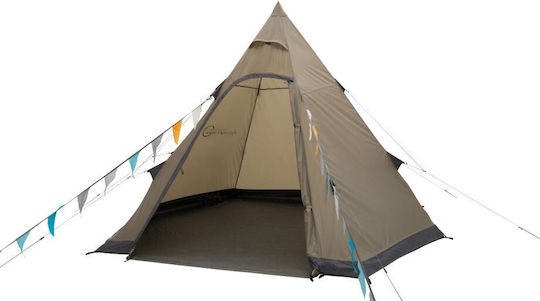 Easy Camp Moonlight Spire Σκηνή Camping Teepee Γκρι 3 Εποχών για 4 Άτομα 300x275εκ.
