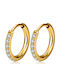 Amalfi Accessories Ohrringe aus Stahl Vergoldet