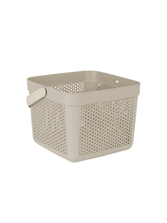 Viosarp Storage Basket Plastic Beige 5lt 1pcs