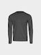Stenso Kaos Graues Langarm-T-Shirt