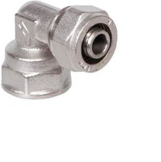 Elbow Multilayer Female Fitting Φ16×2 1/2″ Bs Valve
